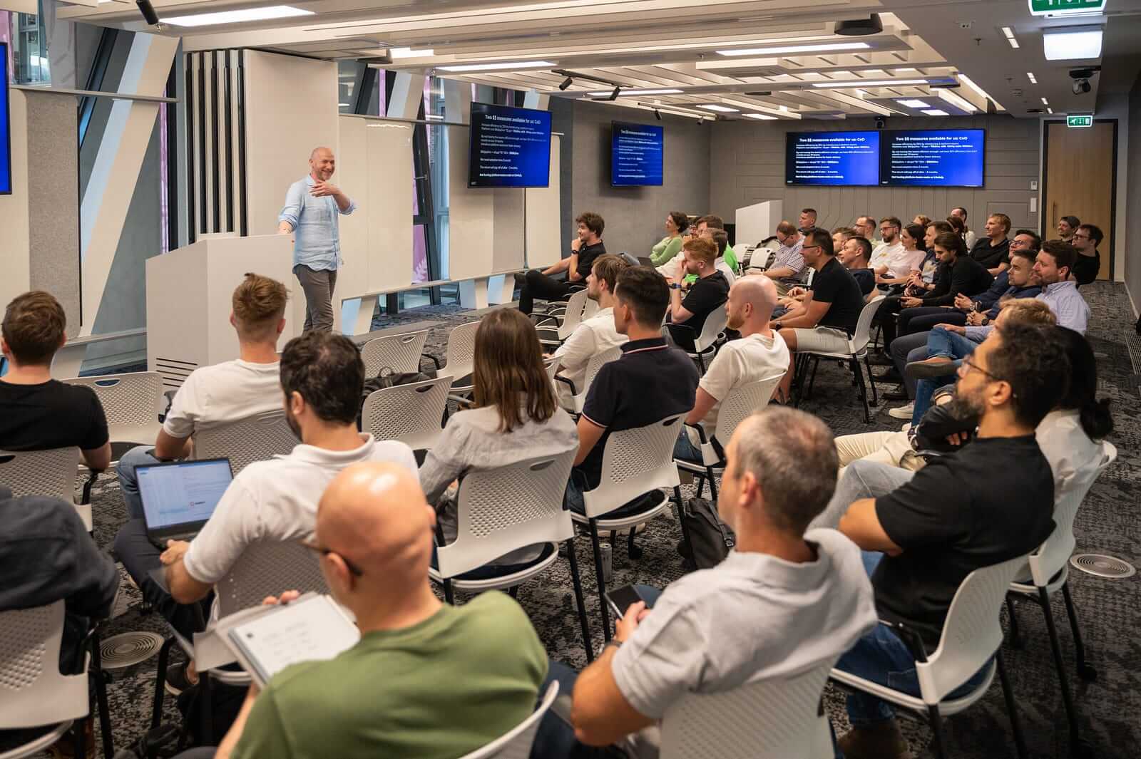 Meetup at Pure Storage, Prague, May 2024. Photo by Nicola Zorkler